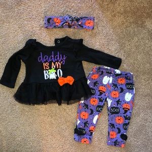 3M baby girl Halloween outfit
